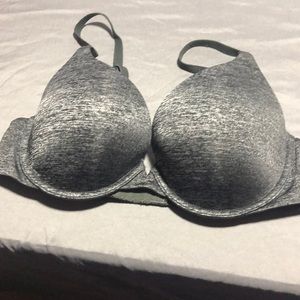 Victoria’s Secret bra charcoal 34c padded sexy